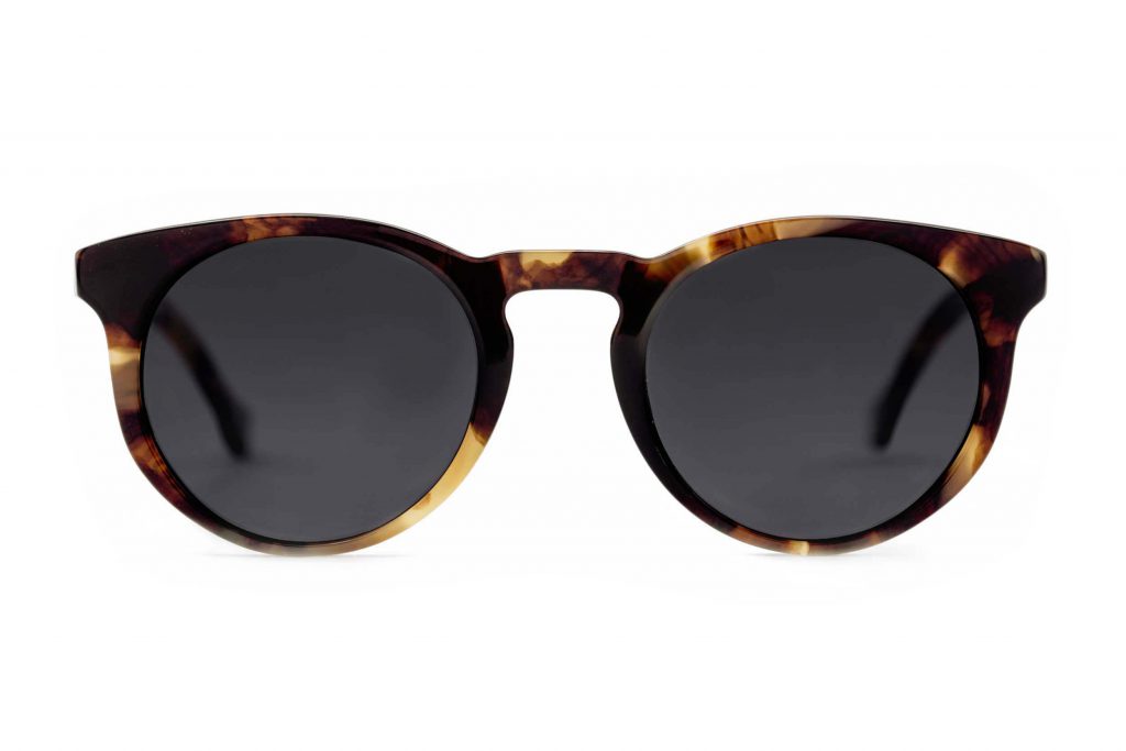 Round Turning sunglasses in Whiskey Tortoise