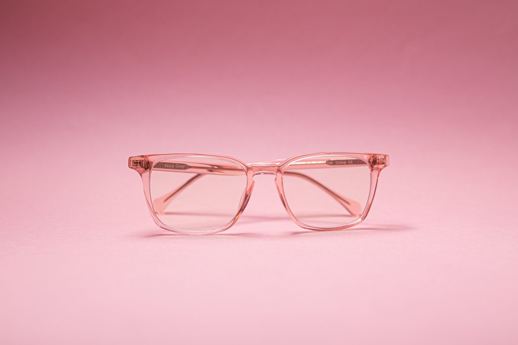 Pink Felix Gray Nash frame in Pink Lemonade on a pink background