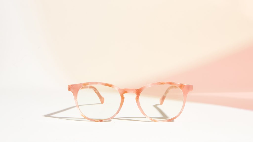 Felix Gray Pink Roebling Glasses in Rose Quartz
