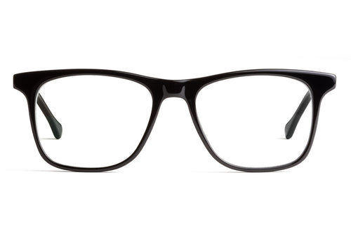 Jemison eyeglasses in black viewed from front