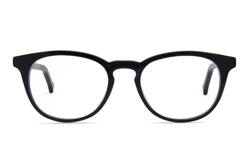 Roebling K1 eyeglasses in black viewed from front