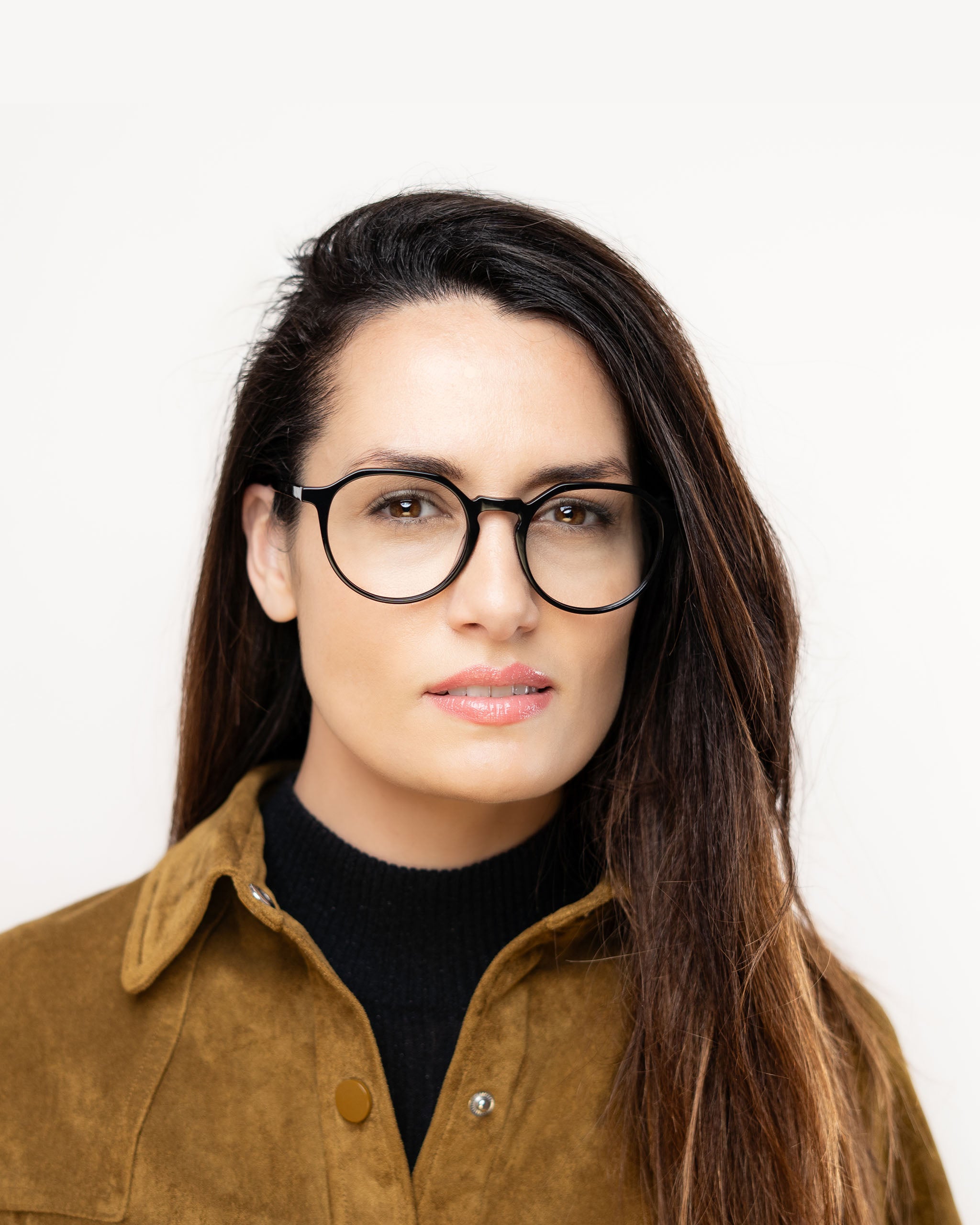 Franklin Blue Light Glasses - Black frame with Clear Plano lenses