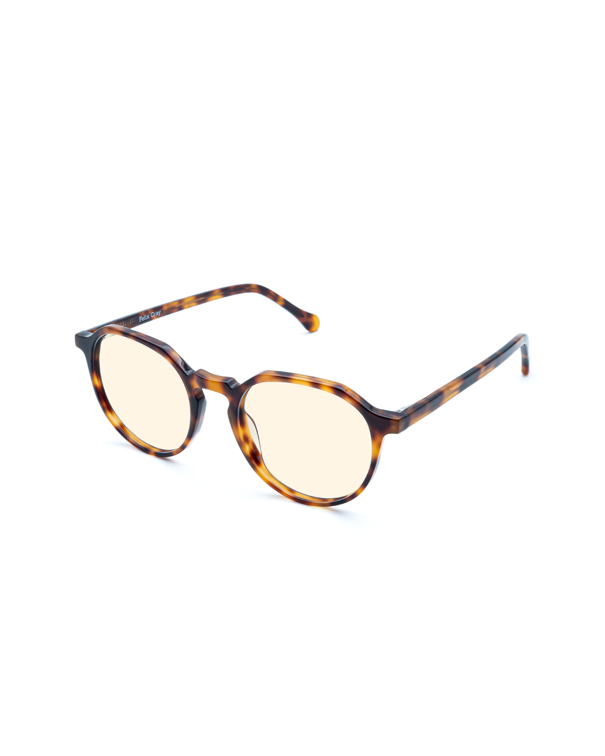 Franklin Blue Light Glasses - Sazerac frame with Amber Plano lenses