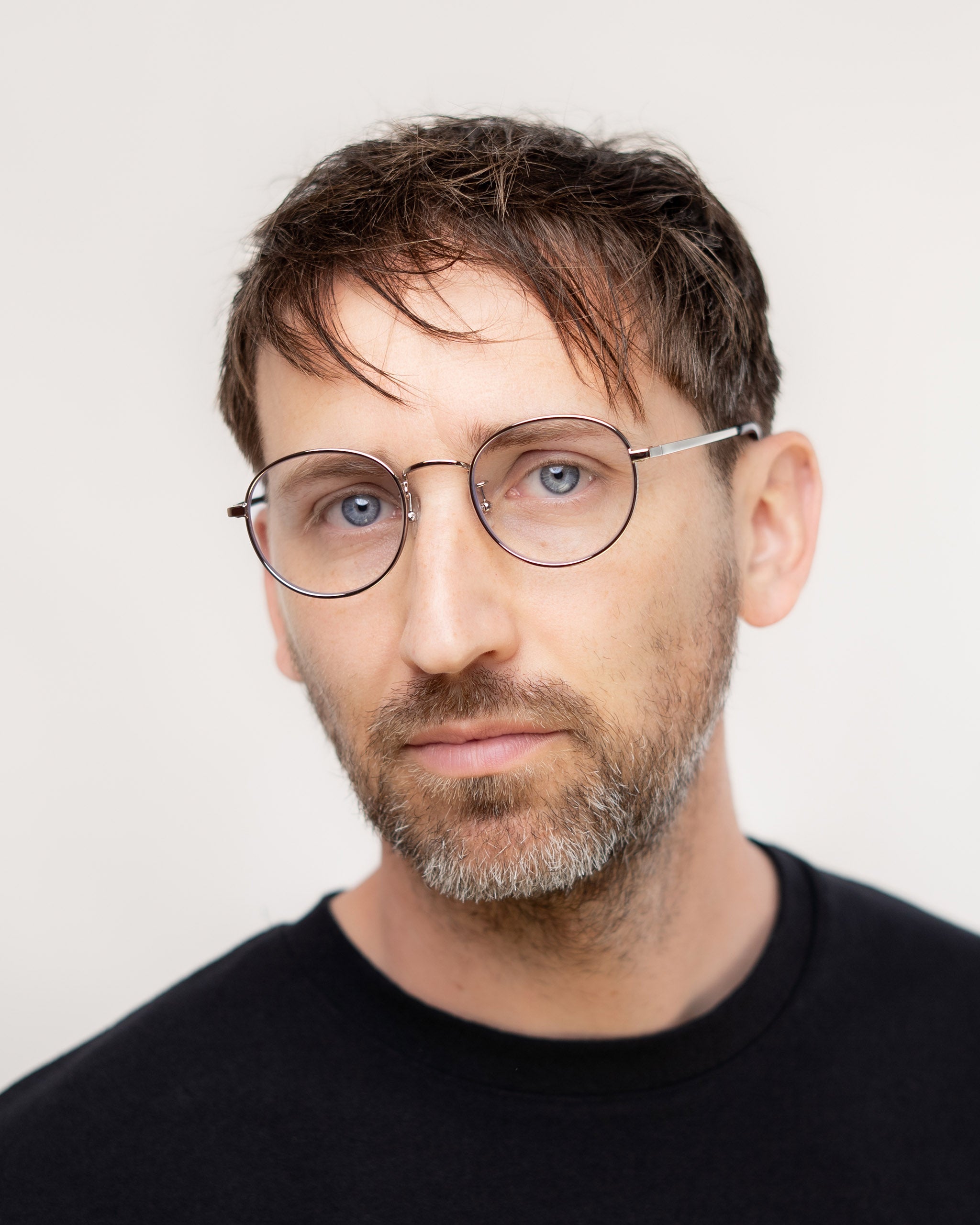Hamilton Blue Light Glasses - Silver frame with Clear Plano lenses