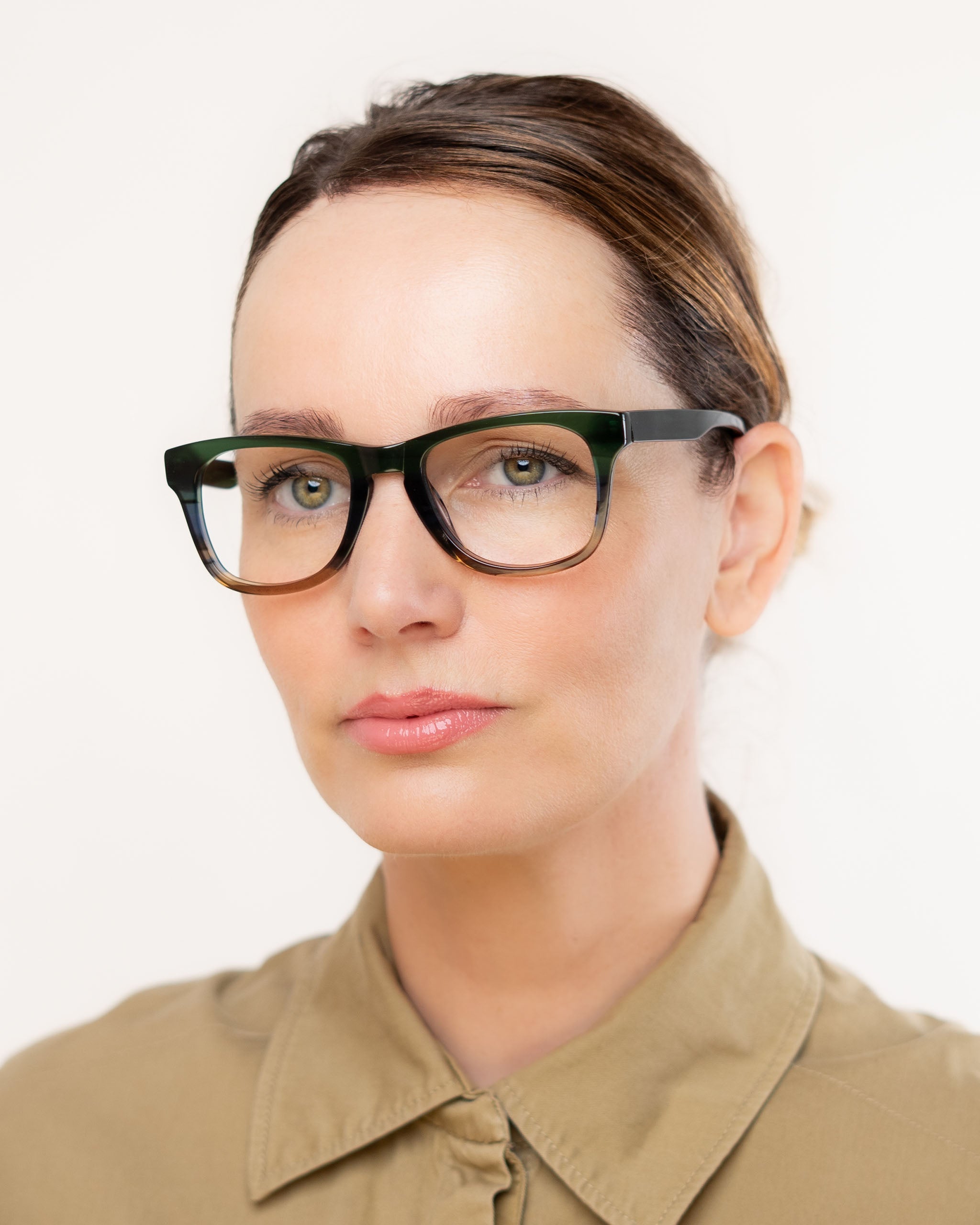 Phoenix Blue Light Progressive Glasses - Forest Fade frame with
