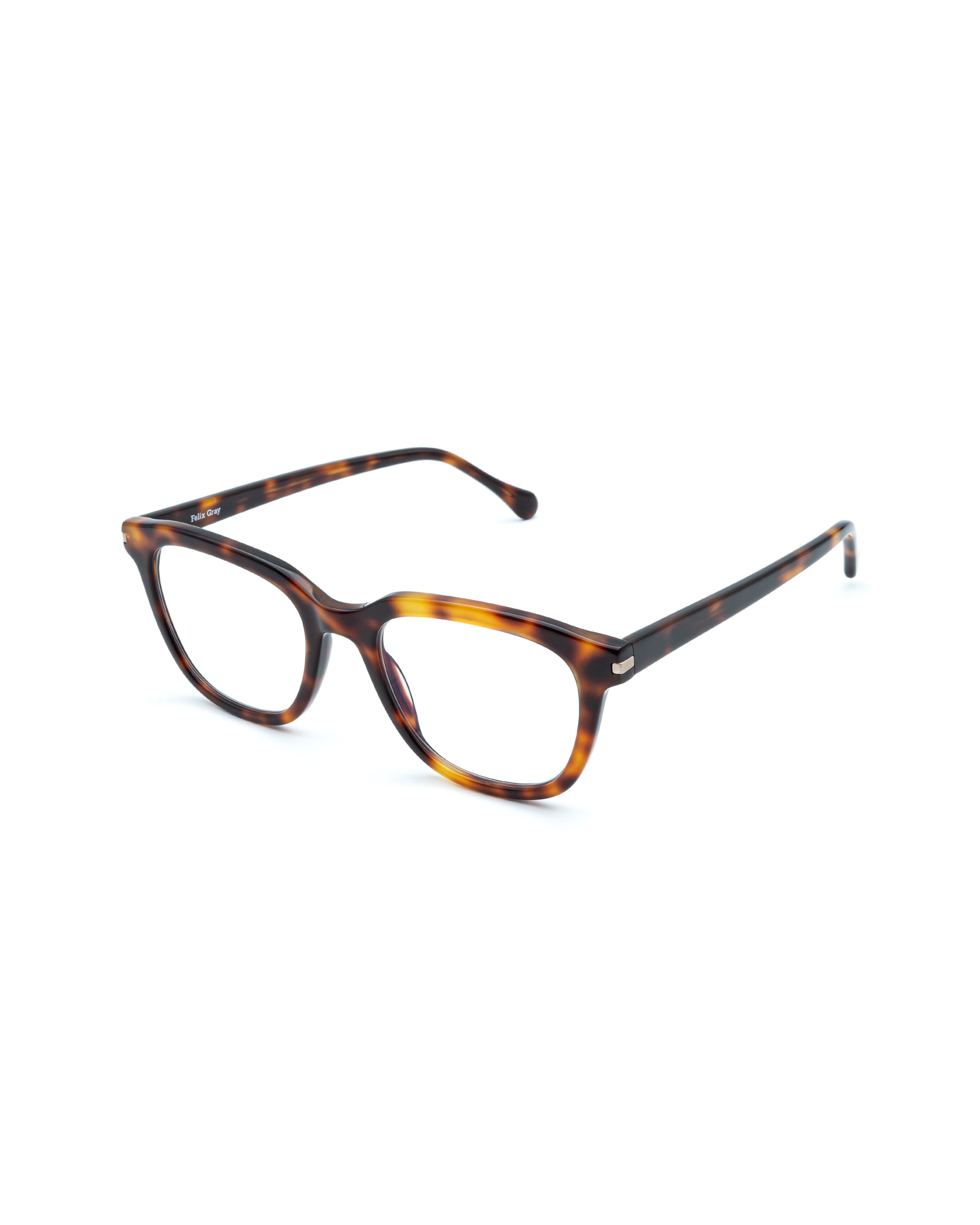 Rubin Blue Light Glasses - Brown Mottle frame with Clear Plano lenses