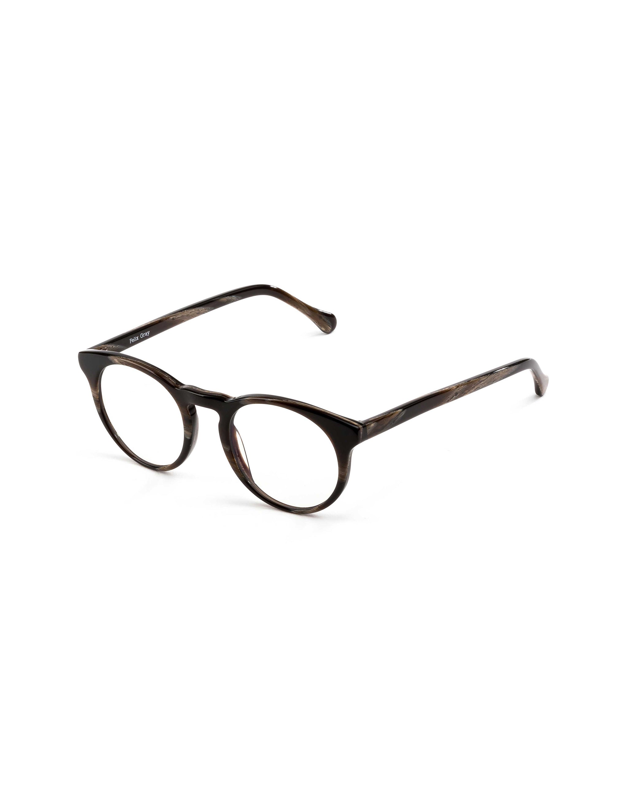 小物 EUGENE 01 clear H1 Roland Blue Light Blockers in Crystal | HILLS Eyewear