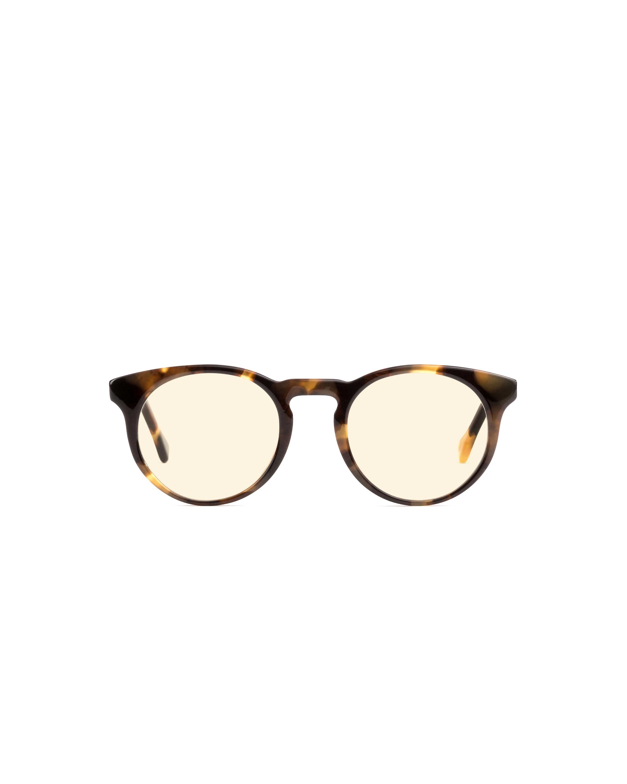 Turing Blue Light Glasses - Whiskey Tortoise frame with Amber