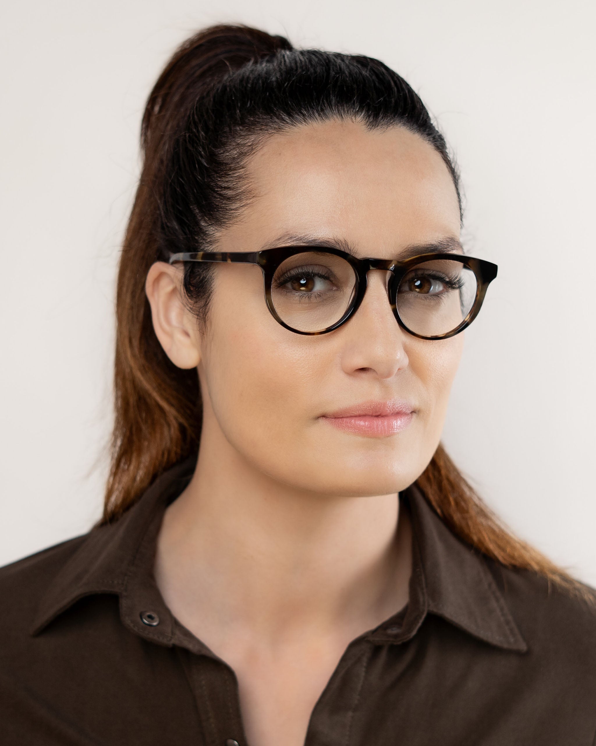Turing Blue Light Glasses - Whiskey Tortoise frame with Clear