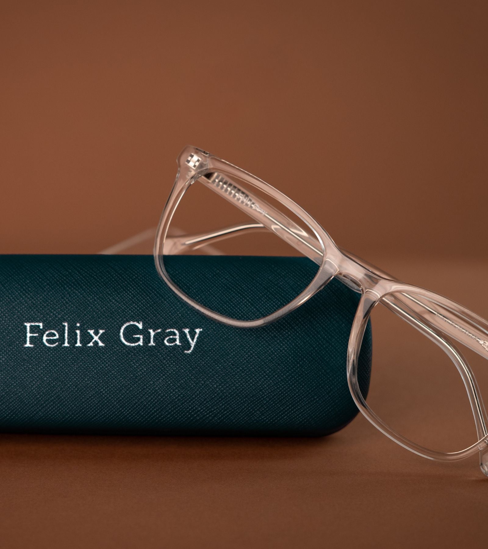 Volta Blue Light Glasses - Sazerac frame with Clear Plano lenses