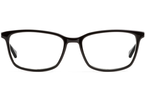 Faraday eyeglasses in black viewed from front