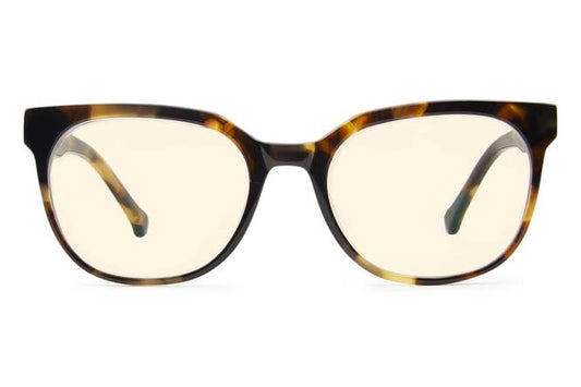 Kelvin sleepglasses in whiskey tortoise viewed from front