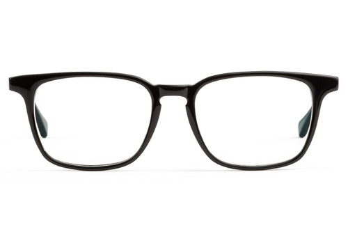 Nash eyeglasses in black viewed from front