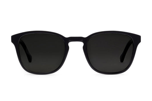 Tole sunglasses in black viewed from front