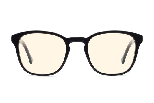 Tole sleepglasses in black viewed from front