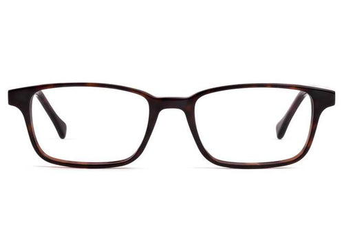 Carver eyeglasses in mahogany viewed from front