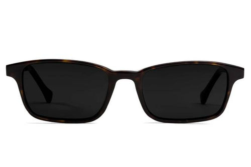 Carver sunglasses in mahogany viewed from front