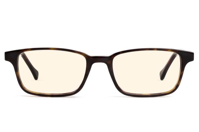 Carver sleepglasses in mahogany viewed from front