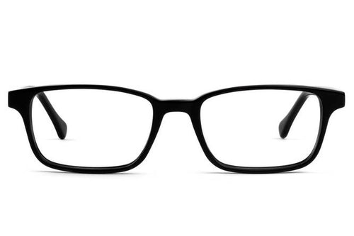 Carver LBF eyeglasses in black viewed from front