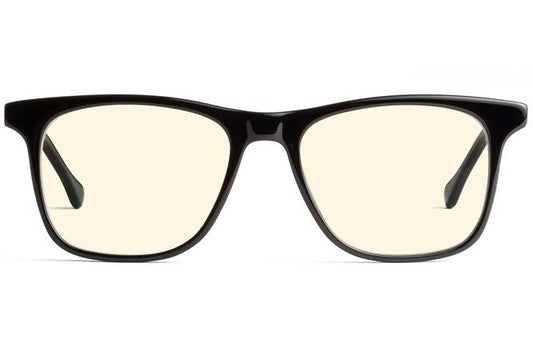 Jemison sleepglasses in black viewed from front