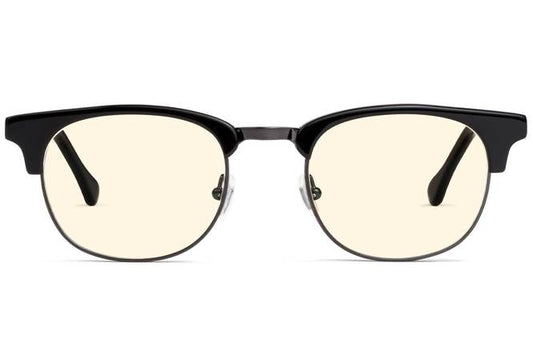 Kepler sleepglasses in black viewed from front
