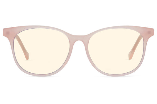 Lovelace sleepglasses in rose mallow viewed from front