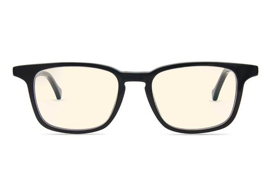 Nash K2 sleepglasses in black viewed from front