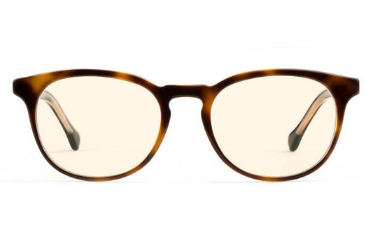 Roebling sleepglasses in sazerac crystal viewed from front