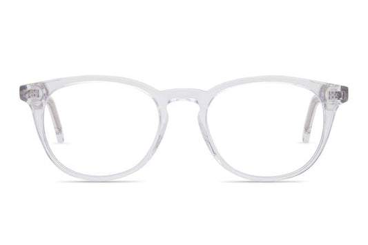 Roebling K1 eyeglasses in panorama viewed from front