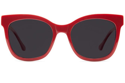 Stevens sunglasses in candy apple viewed from front